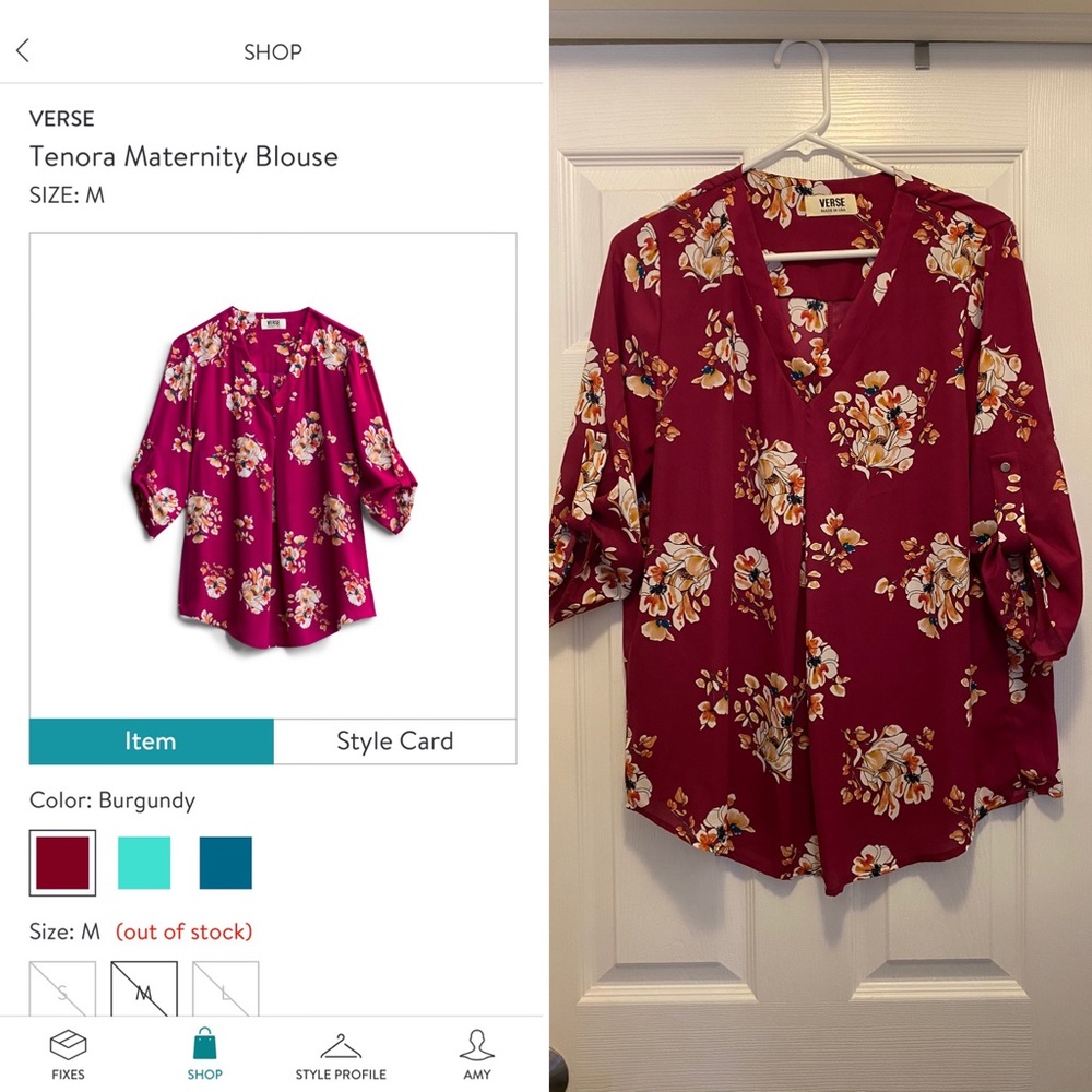 Stitch Fix Maternity Blouse